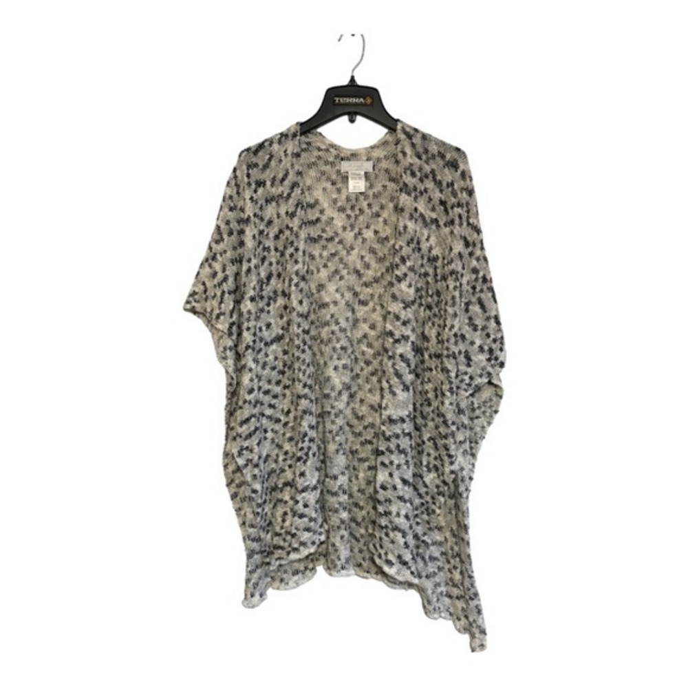 Zighilli Womens Animal Print Wrap Cardigan Loose Knit One Size